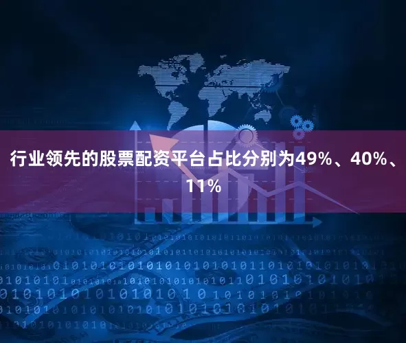 行业领先的股票配资平台占比分别为49%、40%、11%
